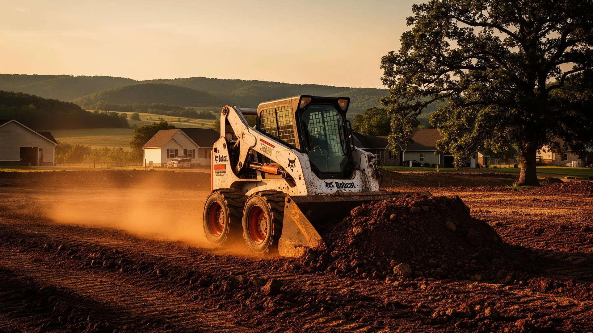 Bobcat at work in Kentucky